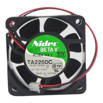 全新原装NidecTA225DC E34390-16 12V 0.22A 6025CM散热风扇2主板
