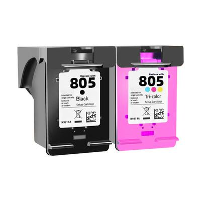 805墨盒可加墨水适用惠普喷墨照片打印机HP 2700  2723 2332 2330 1212 2722 2729 1210 2721黑彩色805XL墨盒