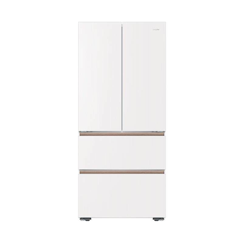 换新补贴超薄零嵌海尔出品统帅510法式对开四门大容量无霜电冰箱