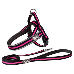 狗狗马鞍胸背带防爆冲小型犬泰迪宠物背心式牵引绳比熊柴犬遛狗绳