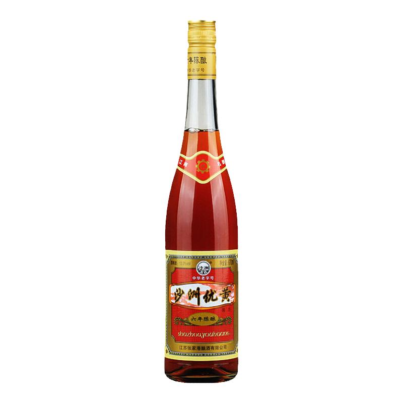 沙洲优黄6年大容量瓶整箱黄酒