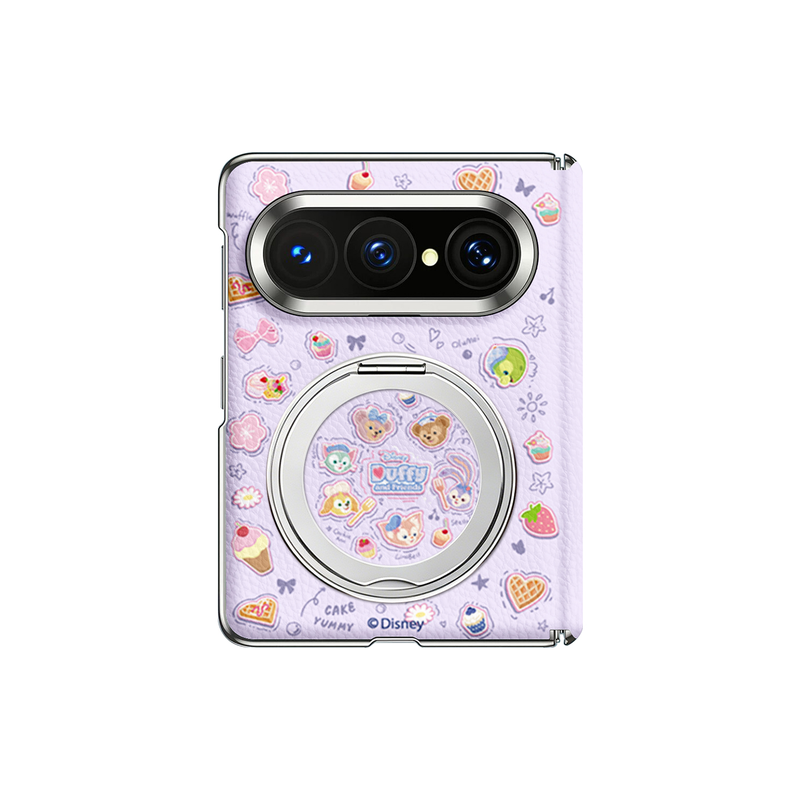 甜品七宝适用华为PuraXMax手机壳磁吸带支架小折叠PURA典藏版全包卡通中轴保护套防摔女purax2可爱新款高级感