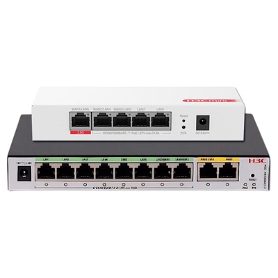 华三（H3C）多WAN口千兆路由器三合一多功能一体机5口9口AC控制器 ER3208G3-P有线POE供电AP管理器MC102-G