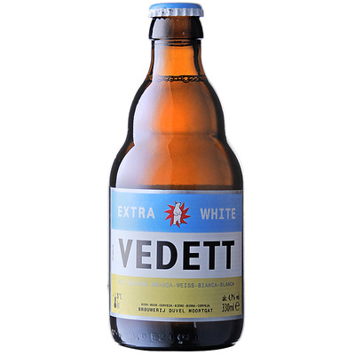 比利时风味 白熊啤酒VEDETT小麦精酿330ml 24瓶整箱包邮 国产