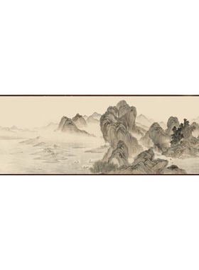 新中式沙发背景墙装饰画客厅风水