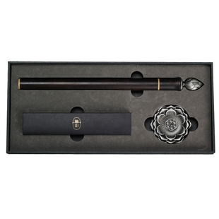 【限量特惠】斑锡龙无形香具线香插莲花香座纯锡香托便携香碟点香