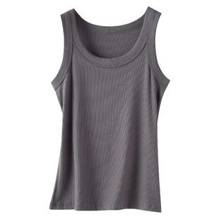 背心女内搭西装春夏季打底衫美背外穿白色无袖遮副乳长款吊带上衣