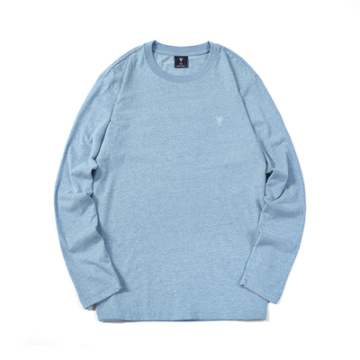 BLAUGRUN圆领短袖t纯棉水洗磨毛T