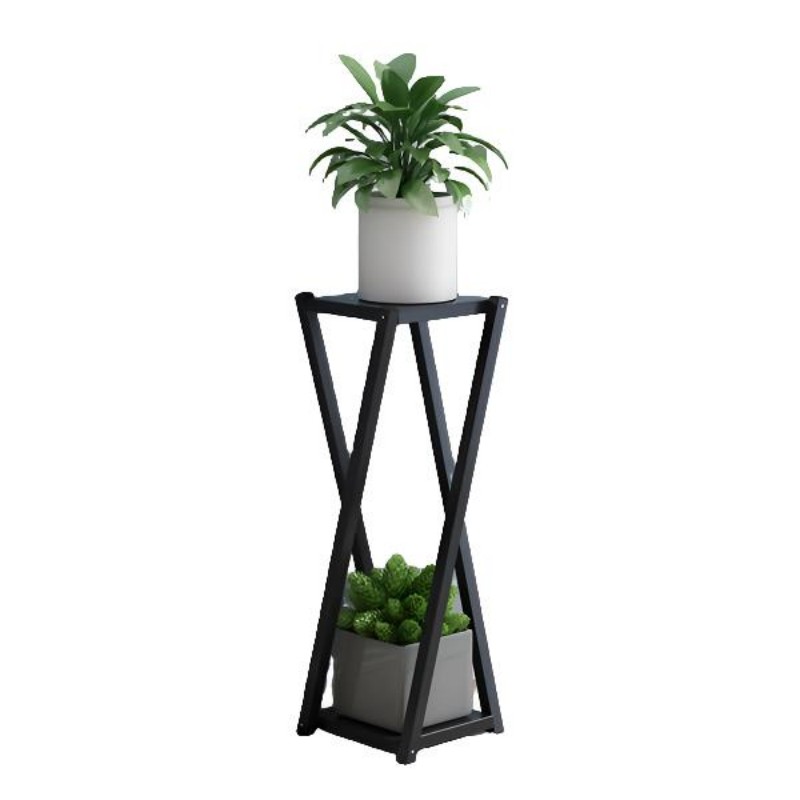 花架两层组合铁艺花盆架