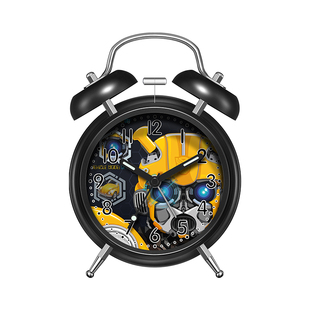 变形金刚闹钟小孩上学起床钟儿童创意男专用小闹铃机械男孩联名款