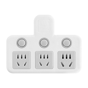 10A转16A空调专用插头4000w大功率16安插座转换器一转多孔三插头