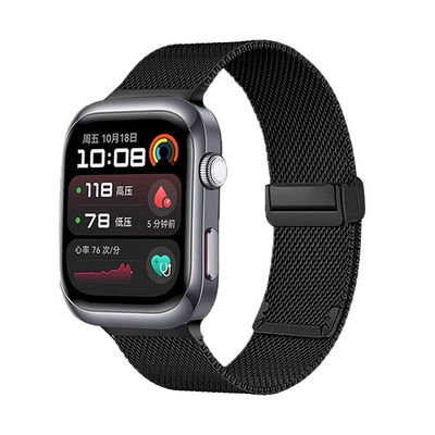 适用于华为watch D2表带新款智能手表watchd金属米兰磁吸钢带d腕带替换带女腕表表链动态血压记录仪男款配件