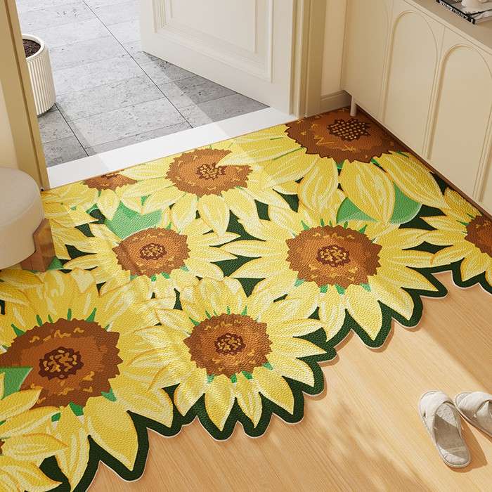 地垫2025新款入户地垫pvc可擦洗可裁剪家用进门大门口皮革脚垫子