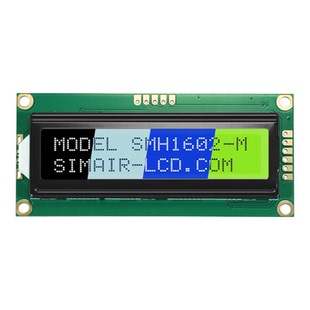 lcd1602M液晶显示屏 字符点阵模块 屏16X2液晶屏SPI串口IIC5V黄屏