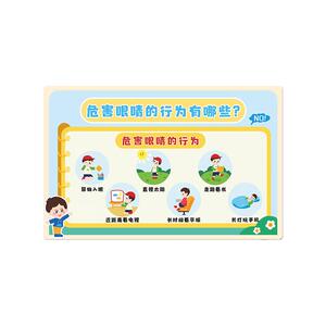 爱护眼睛预防保护视力幼儿园环创主题墙教室布置班级文化墙面装饰