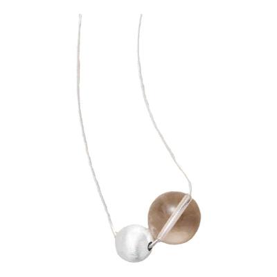 OKTO大白水晶拉丝蛇骨项链