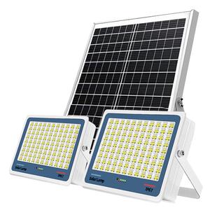 一拖二户外防水遥控太阳能灯超亮大功率强光款农村大门口庭院照明