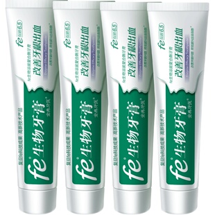 fe金典牙医生物牙膏改善牙龈牙周问题清新口气148g*4支套装fe6.8