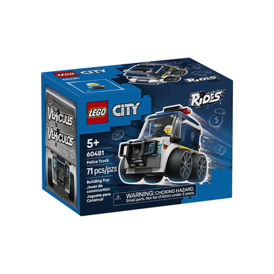 【自营】LEGO乐高城市系列60481旋风车警用卡车玩具积木新年礼物