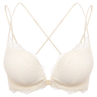 「LA」奶香美人丨静感系列*高级感前扣聚拢蕾丝内衣性感美背文胸
