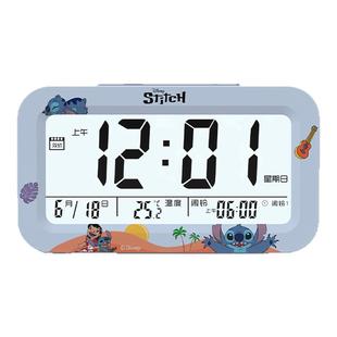 迪士尼智能电子闹钟学生专用2025新款起床神器初高中生儿童男女孩