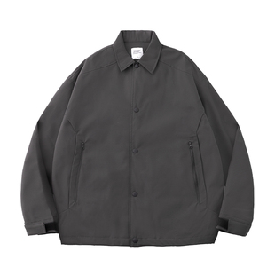 MOSEALAND 日系外套男秋季特氟龙三防多口袋户外防水休闲教练夹克