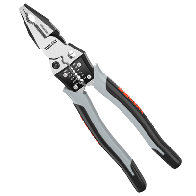 德力西钢丝钳铬钒钢铸造坚硬锋利