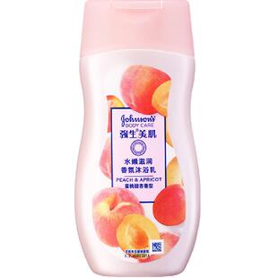 强生美肌蜜桃甜杏香氛沐浴露持久留香男女清洁男士女士便携装