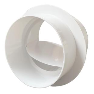 新风系统圆形pvc管道止回阀卫生间换气扇止逆阀浴霸单向阀防返味