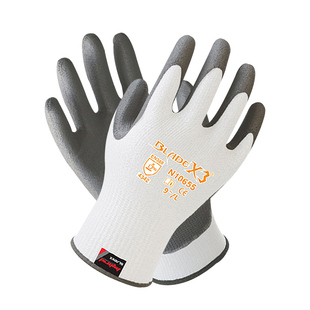 赛立特防割手套PU涂层3级耐磨耐撕裂机械加工维修汽车制造专用