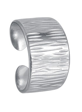 18K镀金开口可调节不锈钢戒指女