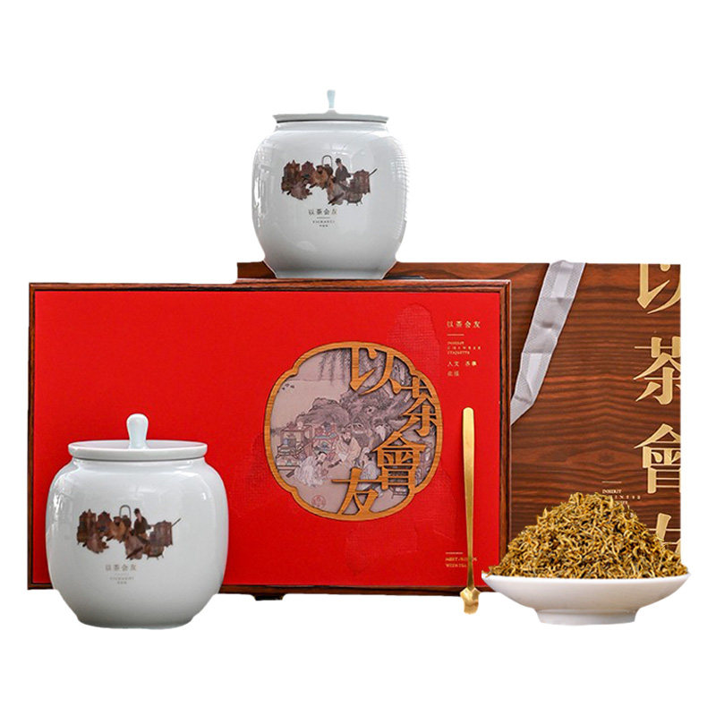 送礼蜜香型特级金骏眉红茶礼盒装