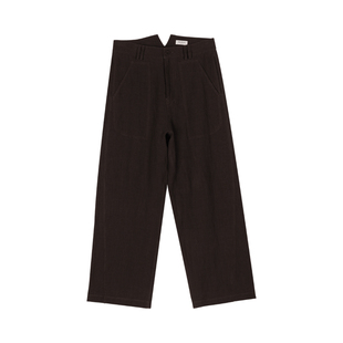 Simple Project*Linen Trousers 亚麻五袋直筒长裤