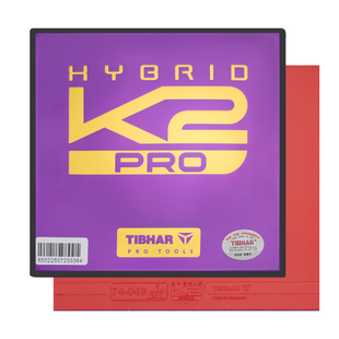 TIHBAR挺拔乒乓球胶皮K2Pro紫金快攻型粘性反胶胶皮专业球拍套胶