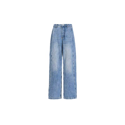 Gowireless100棉香蕉裤型牛仔裤