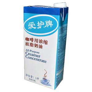 爱护牌咖啡浓缩植脂奶油1L进口版