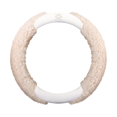 汽车方向盘套冬季短毛绒保暖防滑