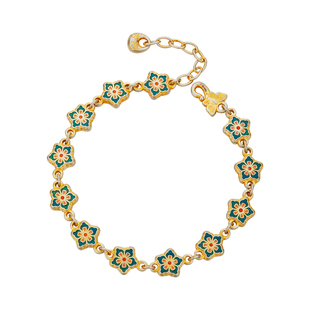 顺钦银楼S9999纯银手链女新中式璇玑足银手链甜美风送新年礼物