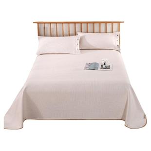 厚粗麻布~山东老粗布凉席三件套不起皱夏季床单凉感a类母婴级夏天