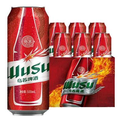 乌苏啤酒红乌苏500ml*12罐