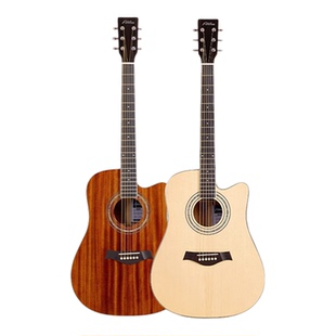 ATTLEE阿特尼41寸全单板吉他正品40寸亮光民谣初学者男女学生电箱