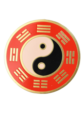 黄铜彩绘貔貅冰箱贴太极八卦门对门磁铁吉祥物彩绘招财进宝铜葫芦