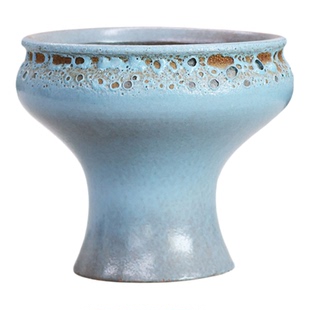 组合创意多肉花盆陶瓷蘑菇高款老桩盆景大口径悬崖陶瓷特价火锅盆