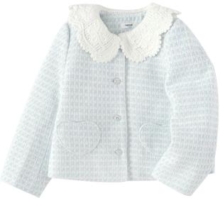 巴拉巴拉女童棉服儿童洋气小香风夹棉外套宝宝秋冬季短款棉衣厚孩