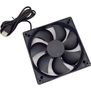 DC3456789 12 14CM厘米充电宝机顶盒光猫路由器机箱USB散热风扇5V