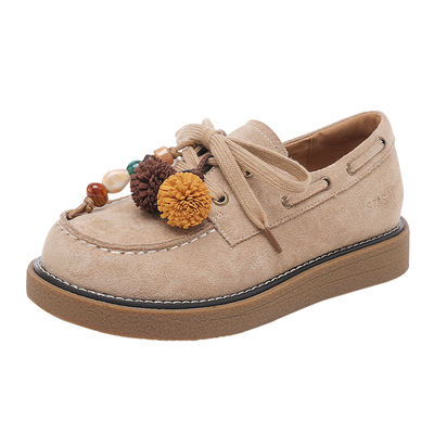 星期六勃肯鞋松果串珠系带女鞋