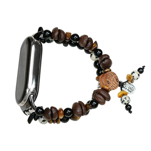 咖啡豆双鱼适用小米手环10手表带9pro腕带11表链8华为fit4红米6/5