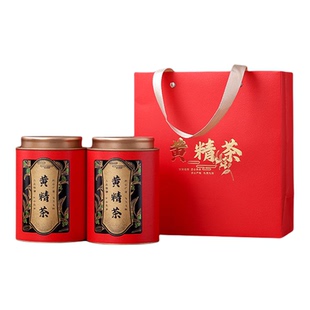 黄精茶包装九制黄精包装空盒250克500克装黄精茶套装黄精礼盒定制