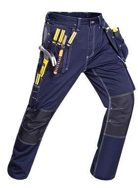 多口袋宽松套装电工劳保服定制