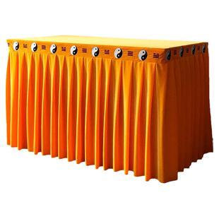 道场太极八卦绣花刺绣金丝绒供桌八仙桌长条桌桌布桌裙桌围桌套